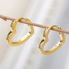 Stainless Steel Heart Earrings For Women Gold Color Zircon Love Heart Drop Earring Wedding Aesthetic Jewelry Gift - Image 12