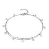 MinaMaMa Multilyaer Stainless Steel Tassel Zircon Crystal Anklet For Women Yoga Beach Leg Bracelet Anklets Foot Chain Jewelry - Image 6