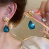 Vintage Irregular Resin Drop Dangle Earrings For Women Geometric Water Droplet Earrings Wedding Ear Jewelry K - Image 5
