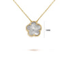 7 colors classic simple five-leaf flower pendant necklace stones clover Choker Chain for women party daily wear jewelry - Image 29