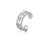 1Pcs Charming Zircon Star Clip On Earrings Ear Cuff Without Piercing Women Girls Geometric Ear Clip Party Silver Color Jewelry - Image 10