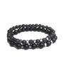 2pcs/set Beaded Bracelet Men 8mm Lava Tiger Eye Stone Bead Charm Men Bracelet Sets Jewelry Gift Hombre - Image 6