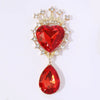 Crystal Brooch 44 20mm 10Pcs Golden Pendant Accessories Wedding Invitation Holiday Creative Decoration - Image 15