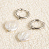 Pearl Dangle Earrings For Women Men Accessories Stainless Steel Hoop Earring Jewelry Piercing Starfish Turtle - Image 28
