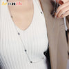 Double Layer Titanium Steel with Electroplating, Stackable Pig Nose Necklace, Long Light Chain, Sweet Style Gift - Image 6