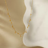 Double-Layer Chain Necklace with Geometric Pendant Options - Image 27