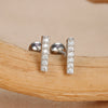 2Pcs Helix Ear Piercing Stud Earrings for Women Zircon Heart star Moon Ear Tragus Cartilage Piercing Accessories Jewelry Gift - Image 11