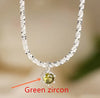 Silver Zircon Pendant Necklace Italian Silver Necklace Women Jewelry - Image 7