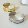YoLuo Jewelry Vintage Temperament Metal Irregular Open Bracelet For Women Party Gifts Simply Accessories - Image 14