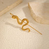 1 Piece Helix Hooks Earrings Ear Wrap Crawler Hook Earrings For Women, Snake Serpent Cartilage Piercing Punk Jewelry - Image 5