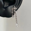 Winged Sword Piercing Stud with Drop Charm - Image 22