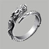 Dragon Prosperous Retro Personality Silver Jewelry Domineering Animal Temperament Opening Rings - Image 4