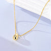 Silver Gold Necklace Sparkling Heart Bow Letter A Charm Bead Pendant Necklace For Women Jewelry Gifts - Image 5