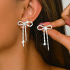 Long Tassel Drop Earrings for Women Black Gold Silver Color Rhinestone Dangle Earring Wedding Party Jewelry Gift - Image 22