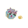 Cartoon Flower Enamel Pin Lapel Brooch Rose Star Flare Violet Peach Blossom Peony Lotus Rose Osmanthus Badge Jewelry Friend Gift - Image 37
