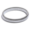Stainless Steel Link Bangle with Rounded Profile in Gold-Tone or Silver-Tone - Image 7