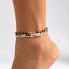 Bohemian 3pcs/set Multicolor Beaded Anklets Women Handmade Elastic Bracelet On The Leg Foot Summer Beach Jewelry - Image 1