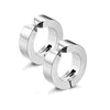 1 Pairs of Magnetic Clip Earrings Stainless Steel Stud Earrings for Men Women Black CZ Magnet Non-piercing Clip Earring Set - Image 16