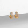 Gold Plated Huggie Earrings with CZ Zircon Thin Ear Hoops Cartilage Earring for Women Round Minimal Earring Piercing Jewelry - Image 5