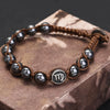 Hand Knitted 12 Zodiac Bracelets Hematite Stainless Steel Leo Libra Bracelet Couples Friendship Gifts Bracelets Jewelry - Image 2
