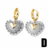 Gold Silver Color Bubble Heart Earrings for Women CZ Crystal Dangle Earrings Dainty Jewelry Party Gifts - Image 7
