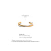 Gold Plated Geometric Stainless Steel Double Color Cuff Bracelet Bangle Statement Charm Texture Jewelry - Image 5
