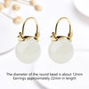 Retro Green Jade Ginkgo Leaf Style Pearl Drop Earring Chinese Ancient Style Hook Earrings For Women Gift - Image 22