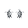 Silver Gold Petal Flower Stud Earrings For Lady Jewelry Party Anniversary Gifts - Image 25