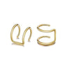 2/12pcs Stainless Steel Ear Cuff Leaf Clip Earrings for Women Climbers No Piercing Fake Cartilage Earring Accessories - Image 13