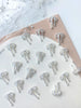 20PCS 3D Silver French Style Bow Metal Manicure Accessoire Nail Decoration Alloy Lacework Ribbon Nails Art Charms - Image 4