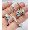 Grey Pearl Women's Rings Rose Gold Color Wedding Zircon Jewelry Gifts - Image 2