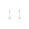 Light Small Tassel Pearl Earrings Jewelry Round Face Suitable Ear Accessories For Womens and Girls Gift - Image 6