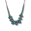 Colorful Handmade Ceramic Bead Necklace Adjustable Boho - Image 9