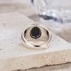 Vintage Black Onyx Silver Rings Retro Silver Oval Black Rings Tiger Eye's Jewelry Tail Rings For Men - Image 5