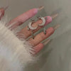 Earrings for Girls Asymmetrical Shining Star Moon Orecchini Donna Kolczyki - Image 14