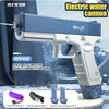 Space Electric Water Gun Ring Burst Transformation LED Lights Large Capacity Full Auto Continuous Fire Squirt Gun Toy - Image 8