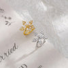 1pc No Piercing Ear Clip For Women Female Flower Snowflake Sparkling Zircon Earbone Earrings Jewelry Gift - Image 4