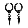 1 or 2 Pairs 316L Spike Dangle Drop Hoop Earrings for Women Stainless Steel Hoops Cuff Cartilage Men‘s Geometric Punk Earrings - Image 8