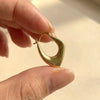 Geometric Twisted Hoop Earrings in Gold-Tone or Silver-Tone - Image 3