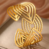 Stainless Steel Punk Retro Hollow Design Bangle Men And Women Simple Adjustable Open Bangle Jewelry Party Gifts - Image 5