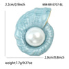 Classic Enamel Conch Brooch for Women Unisex Rhinestone Aquatic Life Pins Banquet Party Backpack Gifts Jewelry Accessories - Image 17