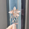 Elegant Opal Stone Flower Brooch Pins For Women Clothing Accessories Charms Rhinestone Tassel Brooches Party Jewelry Pin Gifts - Image 7