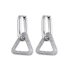 Classic Stainless Steel Ear Buckle For Women Gold Silver Color Big Oval Rectangle Hoop Huggie Punk Hip Hop Jewelry Gift - Image 19