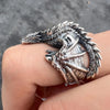 Dragon Rings Gothic Punk Style Pterosaur Wings Opening Adjustable Rings for Men Women Vintage Jewelry Accessories Gifts - Image 1