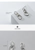 Modian Trendy Abstract Line Design Stud Earrings 925 Sterling Silver Swing Elegant Jewelry For Women Earring Gifts Accessories