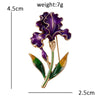 12 Birthday Flower Brooches For Women Unisex Beautiful Enamel Flowers Party Casual Brooch Pins Jewelry Gifts - Image 15