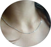 K Gold/Silver Plated Satellite Choker Shining Dots Station Chain Sparkle Chain Necklace Link Chain Jewelry for women - Image 7
