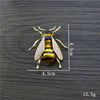 Enamel Bumblebee Brooches Women Alloy Yellow Bee Insect Brooch holiday Gift Broche Banquet Pins - Image 6