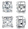 2Pairs Magnetic Earrings 316L Stainless Steel Stud for Men Women Non-piercing CZ Magnetic Body Jewlery - Image 7