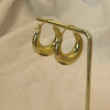 Smooth Stainless Steel Circle Hoop Earrings in Gold Tone and Silver Tone - Image 8